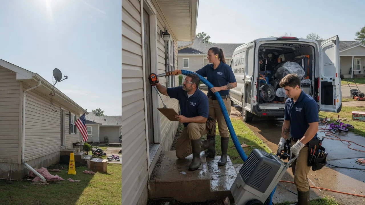 Ceiling Water Damage Restoration in Eldon, IA near me